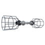 Opviq Pp115 Lámpara de pared Industrial Negro